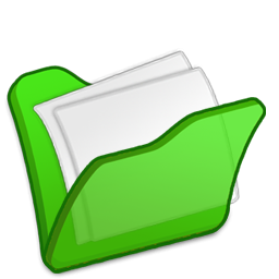 Green Folder Full Icon Png PNG images
