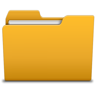 Orange Folder Full Icon Png PNG images