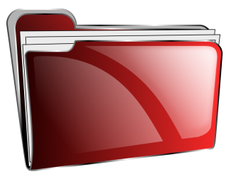 Red Folder Full Icon Png PNG images