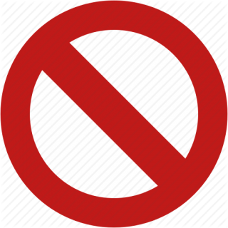 No Entry, Stop, Forbidden Icon PNG images