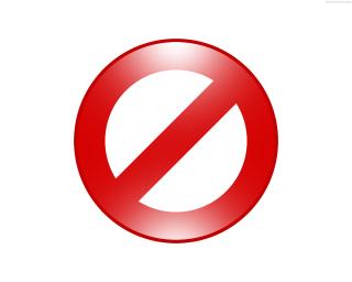 Forbidden symbol icon Royalty Free Vector Image