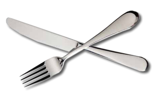 dinner knife and fork png