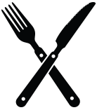 Fork Knife Cross PNG images