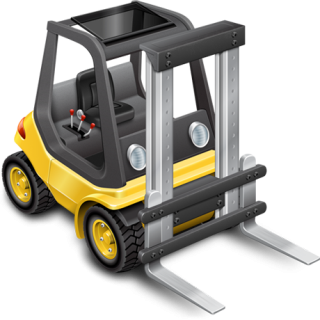 Forklift Delivery Icon PNG images