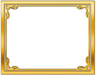 Frame Gold Background Transparent PNG images