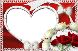 Red Frame Heart Png PNG images
