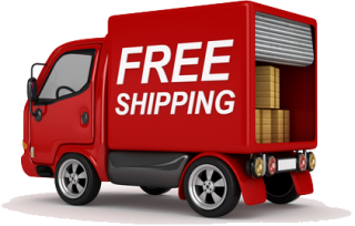 Red Free Shipping Car PNG images