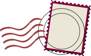 Mail Stamp Template Png PNG images