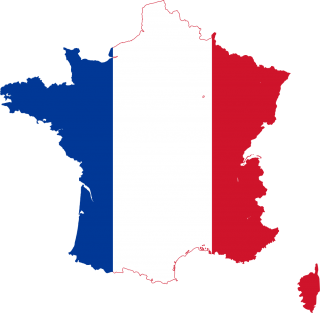 Silhouet France With Flag Png PNG images