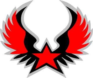 Red And Black Wings With X Gaming Logo Png PNG images