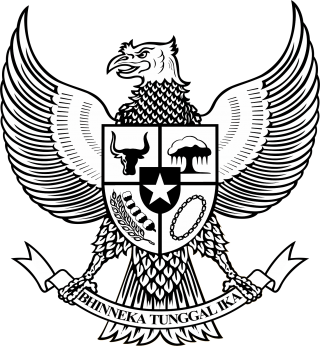 Logo Garuda Pancasila Bw Hitam Putih Background Black And White PNG images