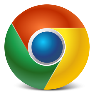 chrome logo transparent background