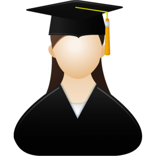 Graduate Cap Female Icon PNG images