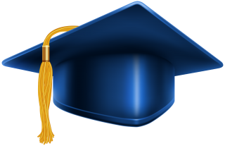 Blue HD Graduation Cap PNG images