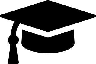 degree cap clipart front and back