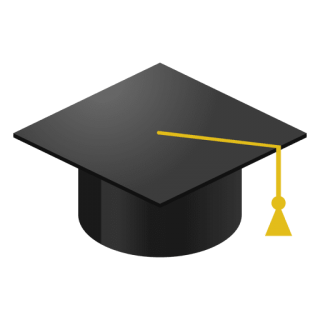 degree cap clipart front and back