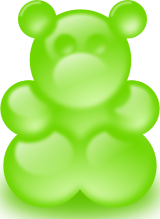 Green Gummy Bear Png PNG images