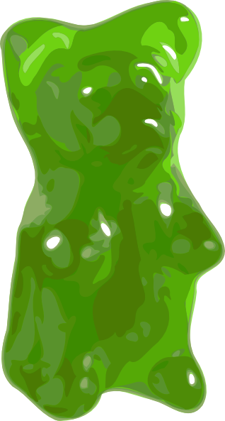 Green Gummy Bear Png Transparent Background Free Download 30427