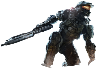 Halo 4 Masterchief Keyart Render PNG images