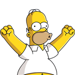 Simpson Happy Icon PNG images