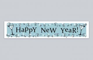 Happy New Year Banner PNG, Happy New Year Banner Transparent Background -  FreeIconsPNG