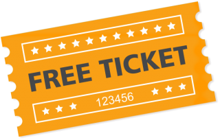 Free Ticket Transparent Background PNG images