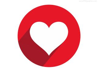 Heart Shape Button And Icon PNG images