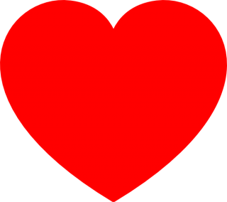 Simple Red Heart Png Clip Art PNG images