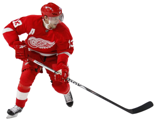 Red Man And Ice Hockey Image PNG images