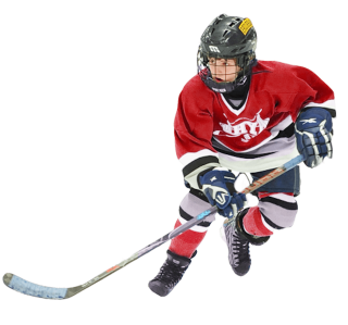 Red Man Hockey Photo PNG images
