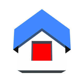 house icon blue png