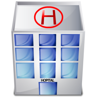 Blue, Hospital Icon PNG images