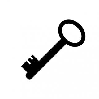 Simple Black Key Icon PNG images