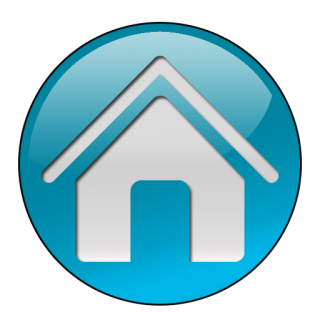 Bright Blue House Icon PNG Image PNG images