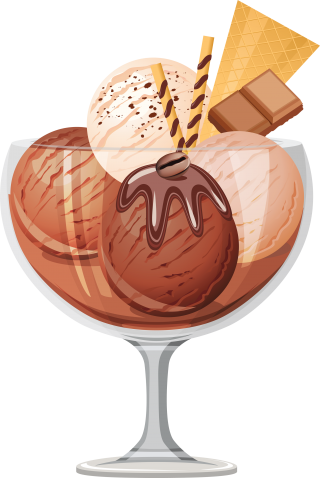 Ice Cream Dessert Realistic White Background Transparent, Ice Cream,  Dessert, Summer PNG Transparent Image and Clipart for Free Download