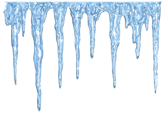 Images Drawn Painted Blue Icicle PNG images