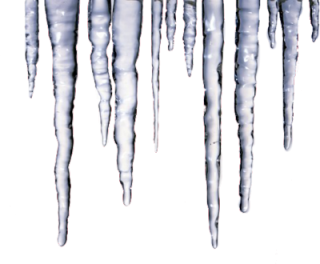 Slightly Wavy Icicle Photo PNG images
