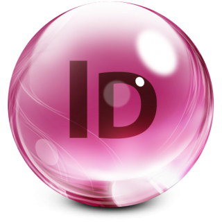 Glossy Indesign Logo Icon PNG images