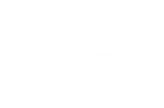White Intel Logo Png PNG images