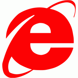 Red Internet Explorer Icon PNG images