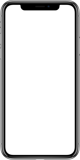 Apple IPhone X Landing Page Blank Png PNG images