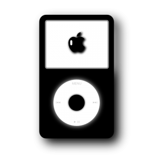 Black Apple IPod Icon PNG images