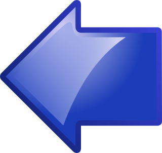 Blue Arrow Pointing Left PNG images