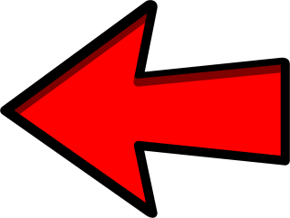 Red Arrow Left Pointing PNG images