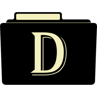 Letter D .ico PNG images