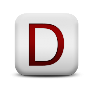 Letter D Svg Icon PNG images