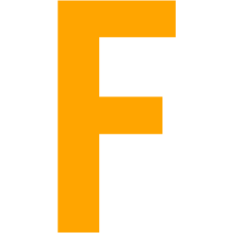 Orange Letter F Icon Png PNG images