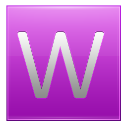 Letter W Icon, Transparent Letter W.PNG Images & Vector - FreeIconsPNG