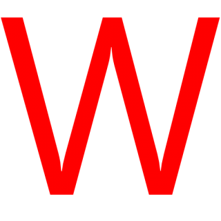 Letter W Library Icon PNG images