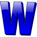 Letter W Save Icon Format PNG images